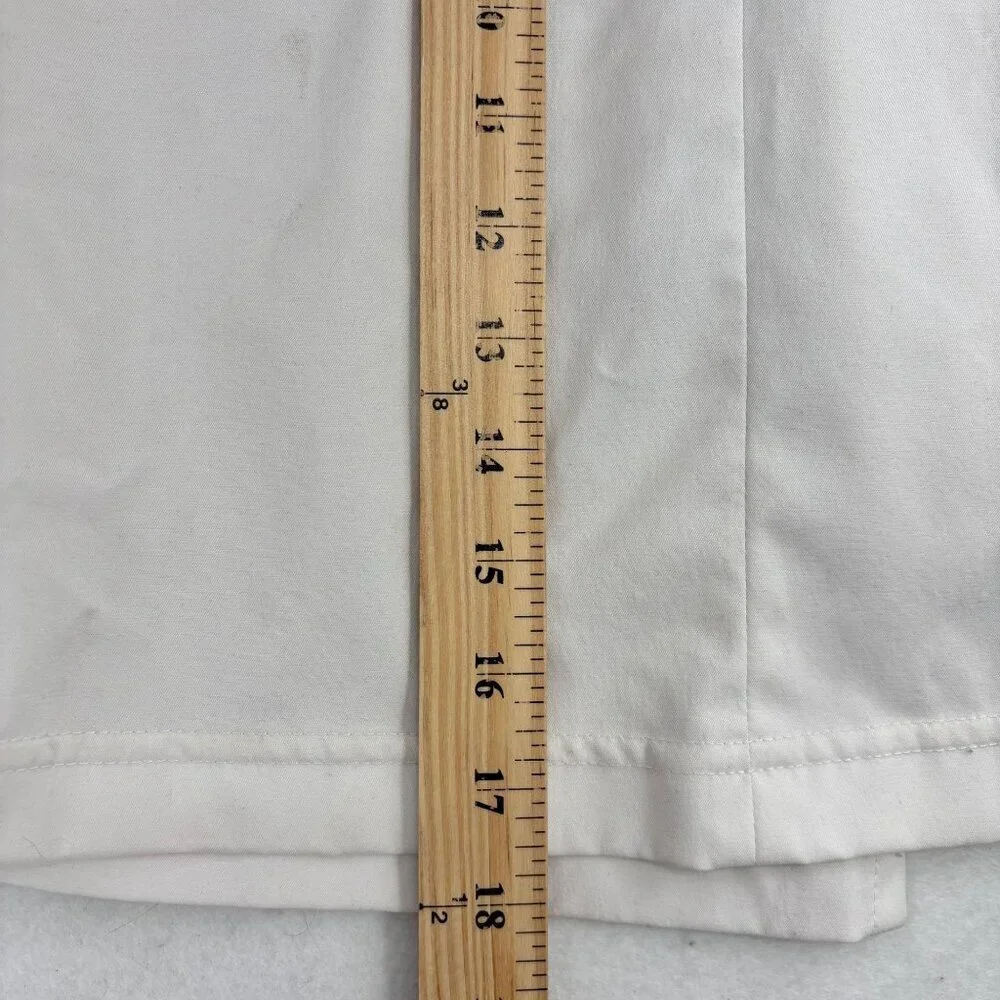 Tail Tech Golf Skort Size 8 White Black Skirt Built In Shorts Pockets‎ Stretch